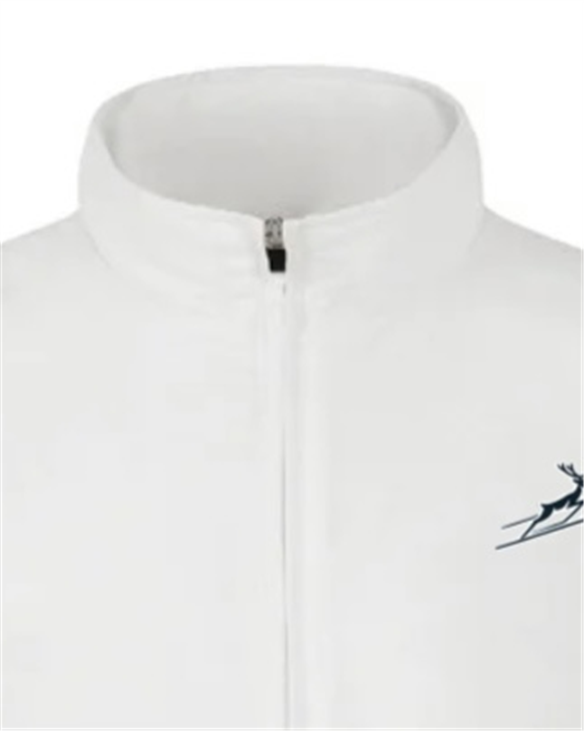 Club Track Jacket — stand collar and zip