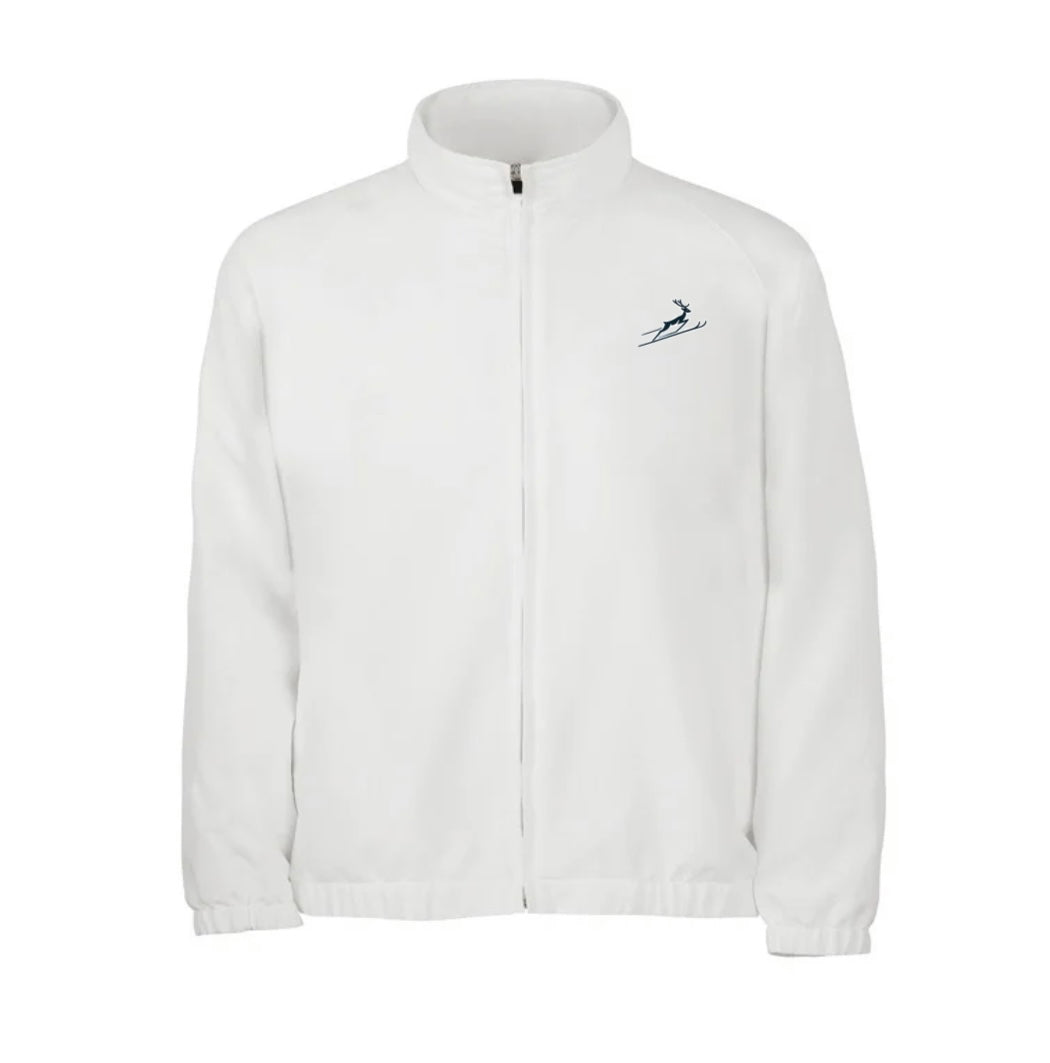 Club Track Jacket in White with the KATAN stag