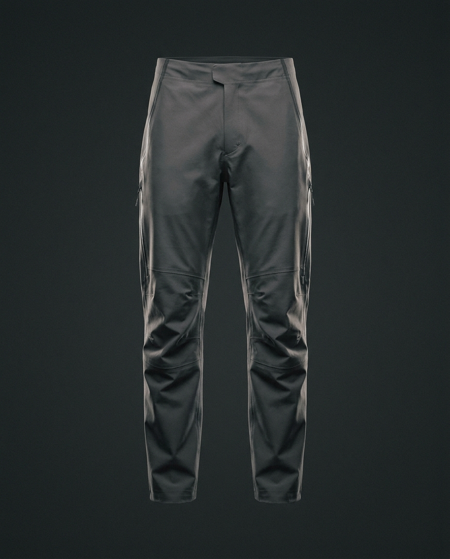 Cirque Shell Pant in Charcoal — studio